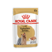Load image into Gallery viewer, Royal Canin Yorkshire Terrier Dog Food Pouches 12x85g