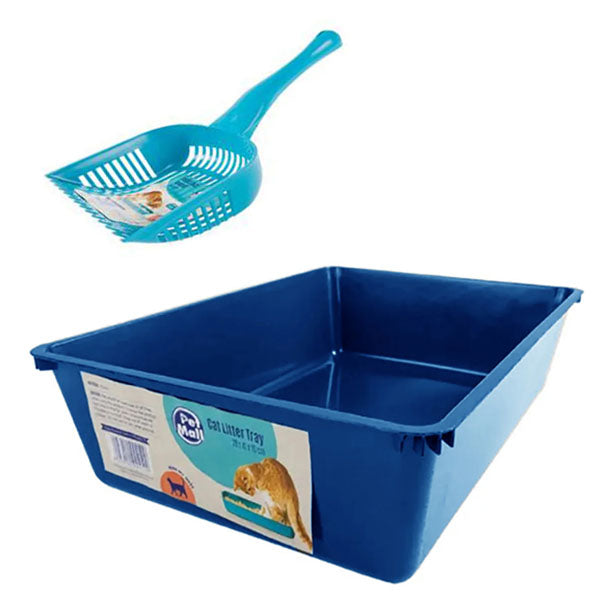 CAT LITTER BOX AND SCOOP (COMBO)