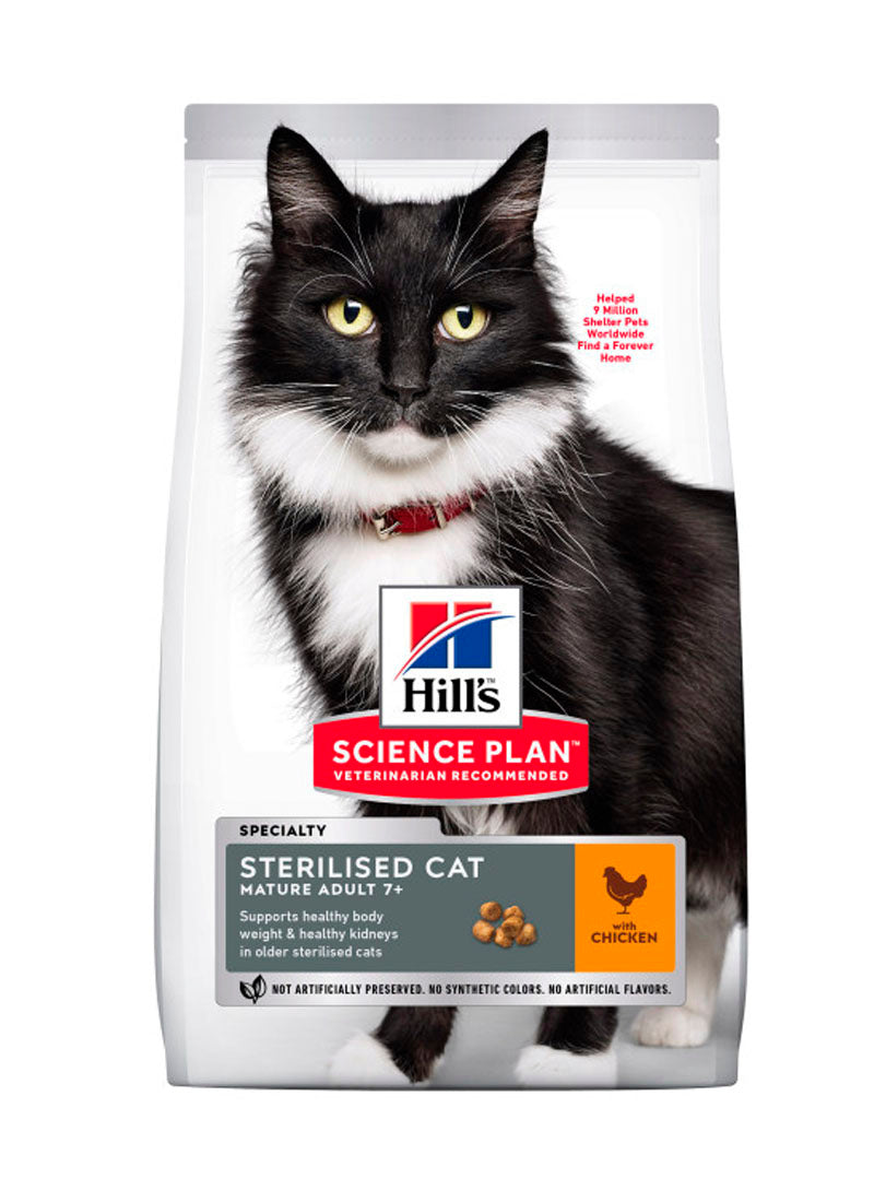 Hill's Science Plan Chicken Sterilised Mature Adult 7+ Cat Food