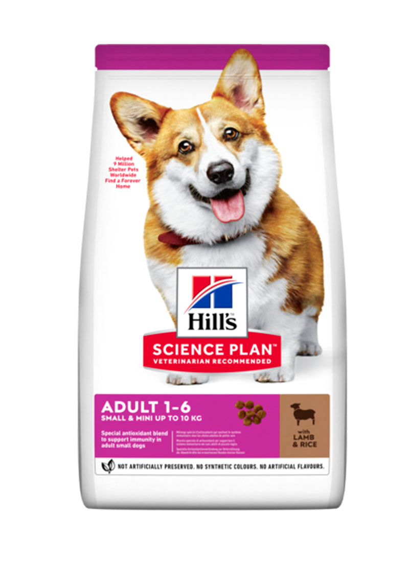 Hill's Adult 1-6               (Lamb & Rice) Small & Mini Adult Dog Food