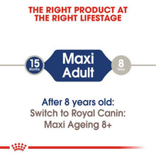 Load image into Gallery viewer, Royal Canin Maxi Adult Ageing 8+ Wet Food Pouches - 10x140g
