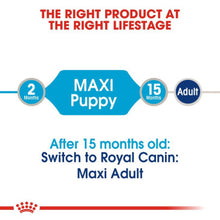 Load image into Gallery viewer, Royal Canin Maxi Puppy Wet Food Pouches - 10x140g
