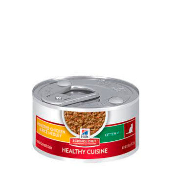 Hill's Optimal Care Roasted Chicken & Rice Medley Canned Kitten Food