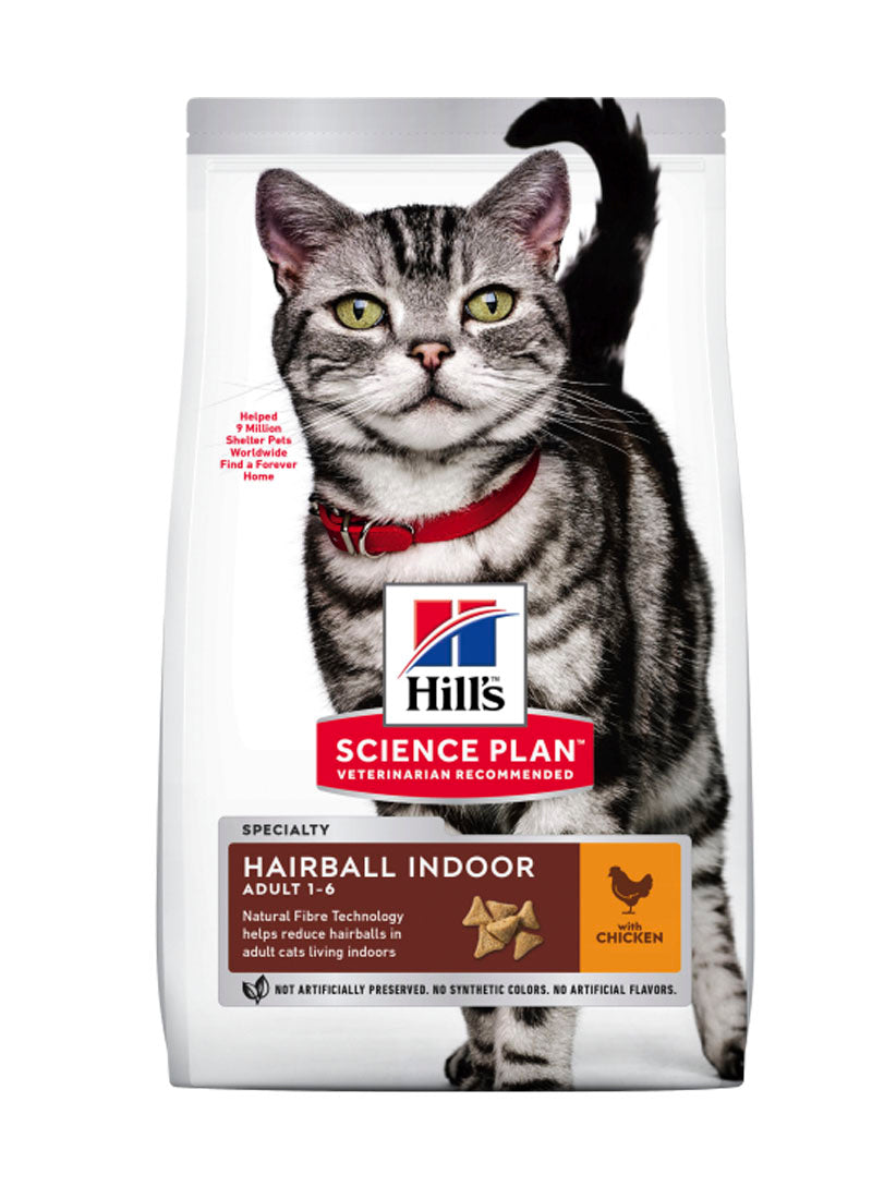 Hill's Hairball Indoor (Chicken) Adult Cat Food