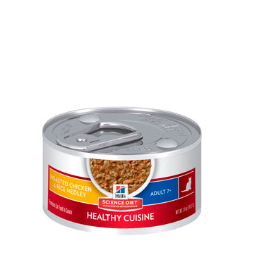 Hill's Science Plan Roasted Chicken & Rice Medley Mature 7+ Canned Cat Food