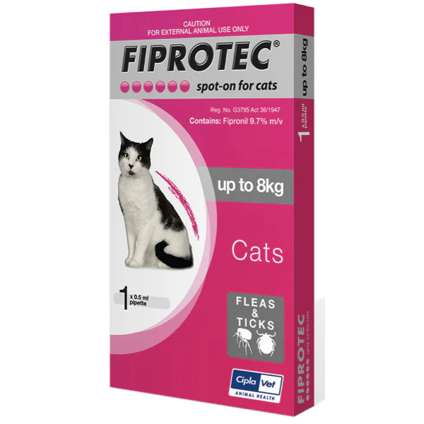 Fiprotec Cat 1-8kg Pink (Single)