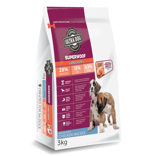 Ultradog Superwoof Large Breed Puppy Chicken & Rice