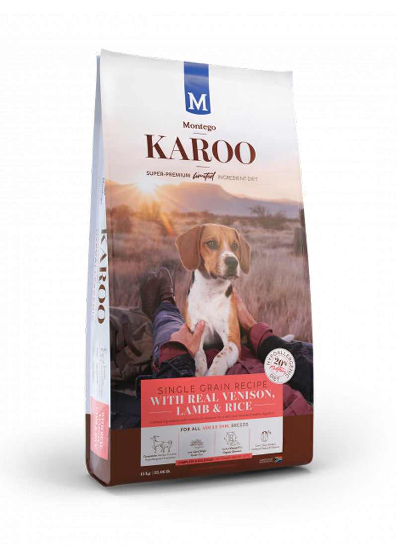 Montego Karoo All Breed Vension and Lamb Adult Dog Food