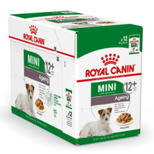 Load image into Gallery viewer, Royal Canin Mini Adult Ageing 12+ Wet Food Pouches -12X85g
