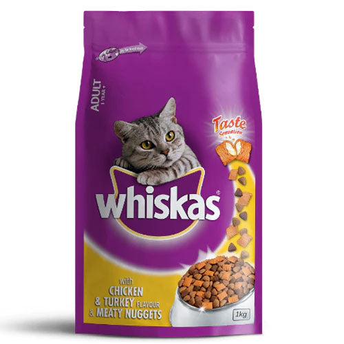 WHISKAS (Chicken & turkey) 1kgHappy Pawz  pet store