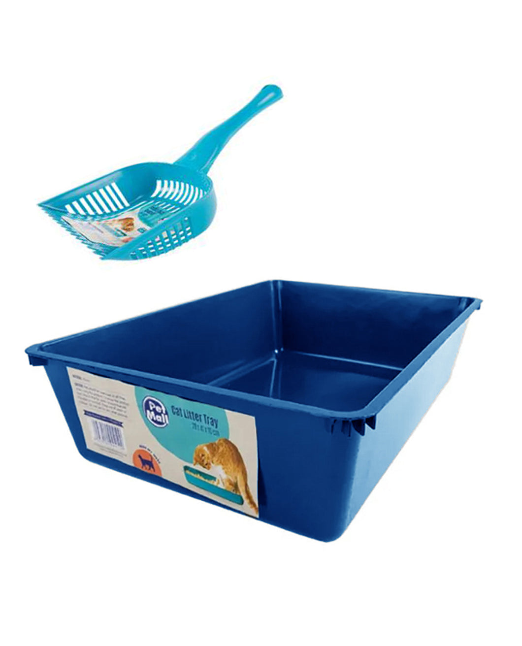 CAT LITTER BOX AND SCOOP (COMBO)