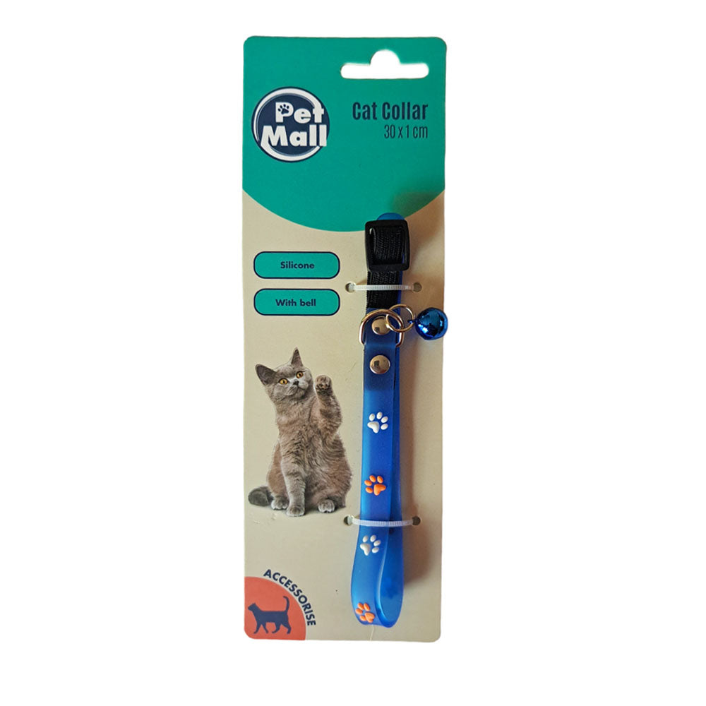 CAT COLLAR WITH BELL (Blue)